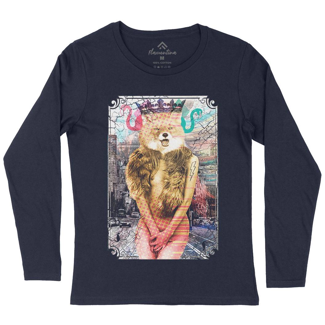 Foxy Thing Womens Long Sleeve T-Shirt Art A837
