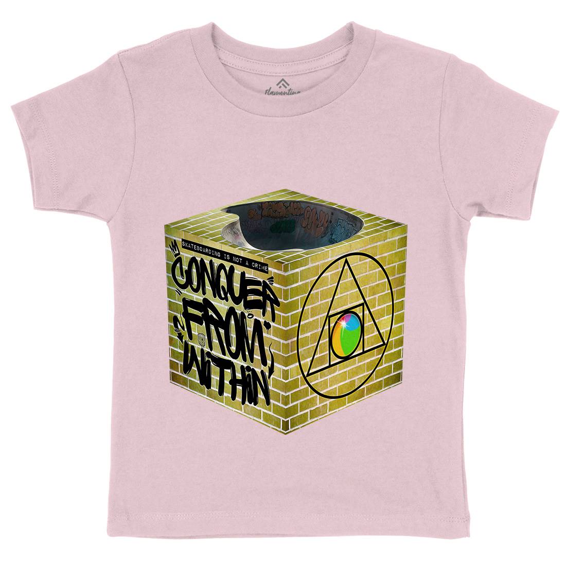 From Within Kids Organic Crew Neck T-Shirt Skate A838