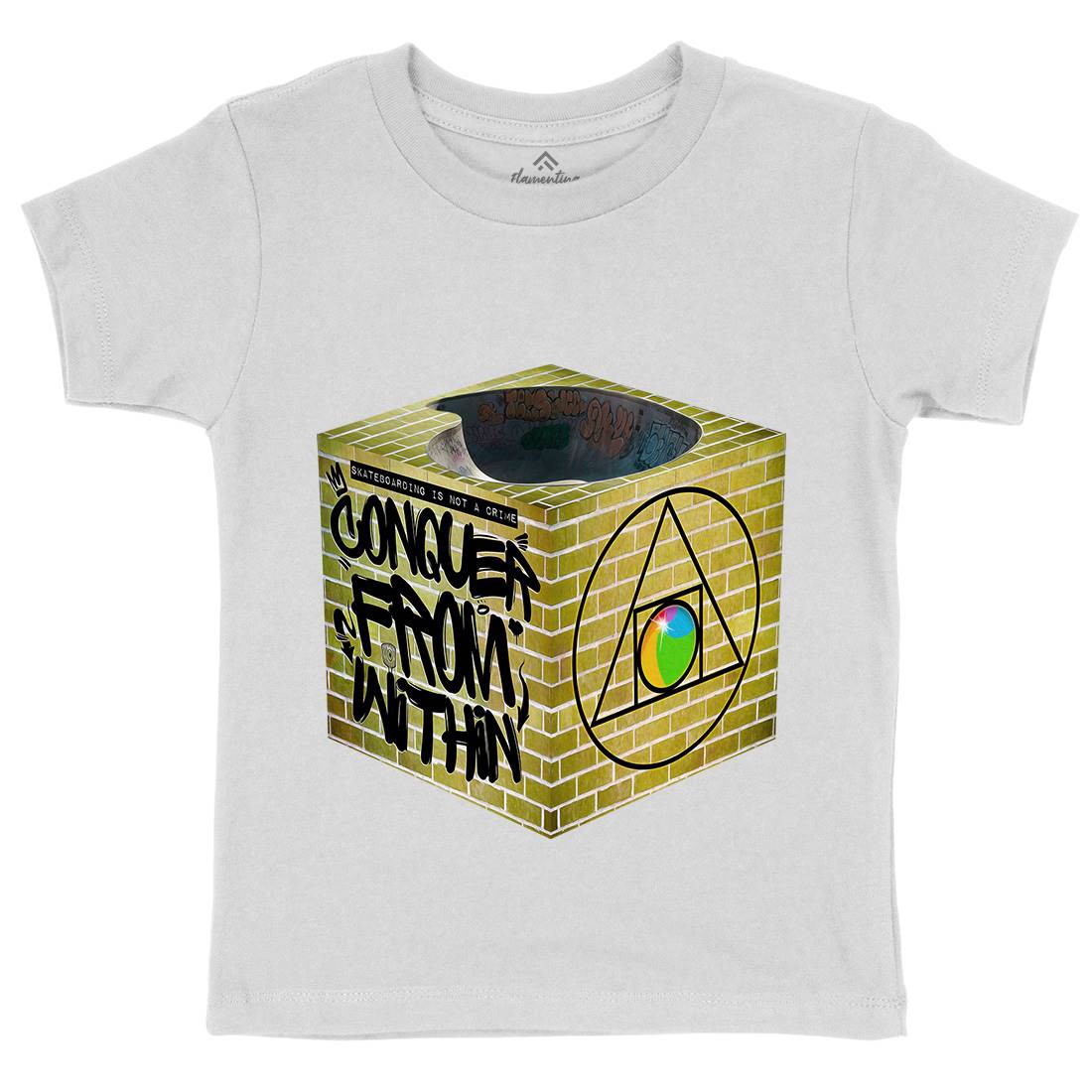 From Within Kids Organic Crew Neck T-Shirt Skate A838