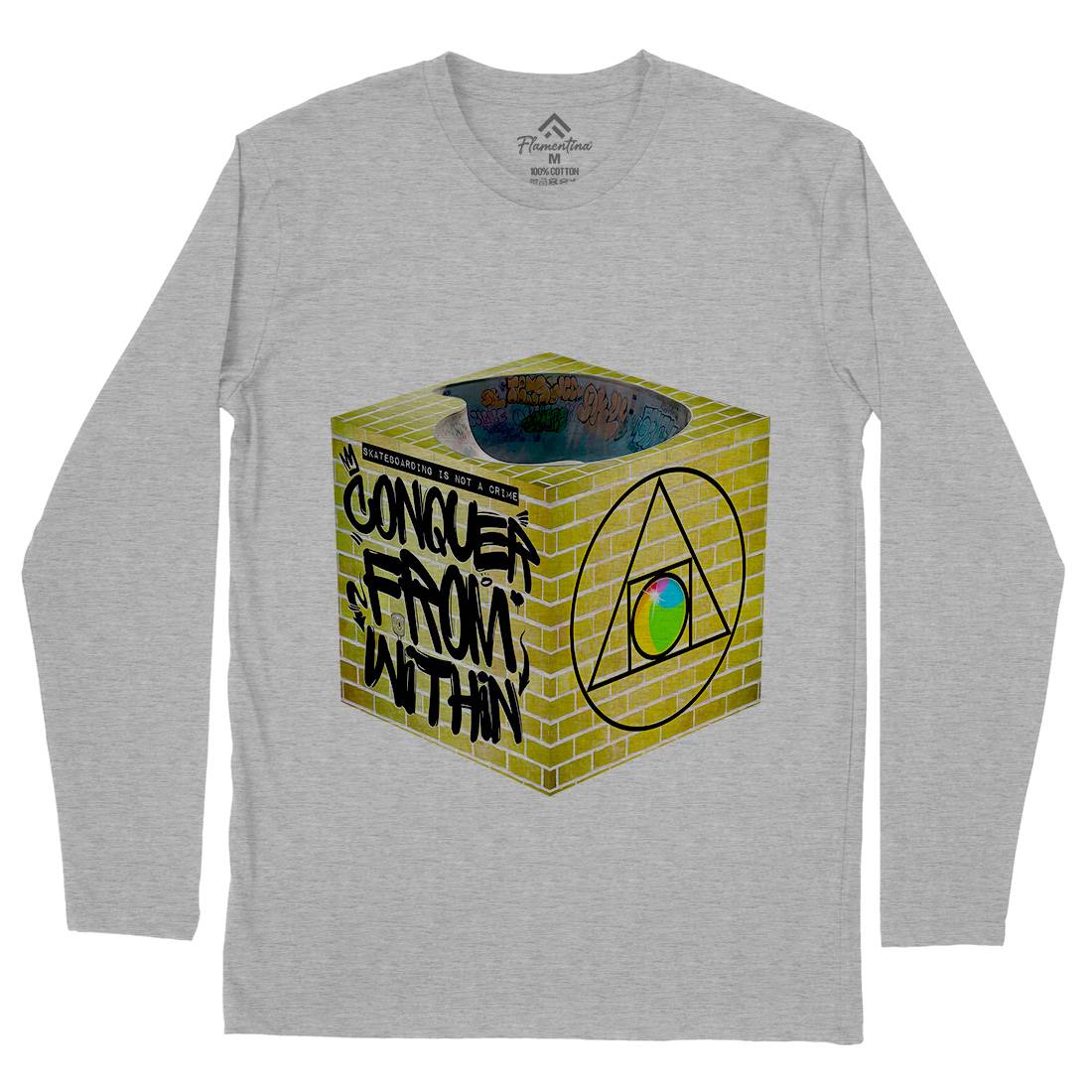 From Within Mens Long Sleeve T-Shirt Skate A838