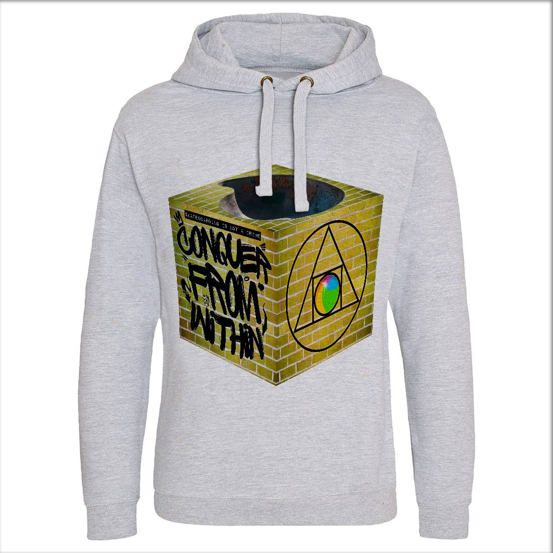 From Within Mens Hoodie Without Pocket Skate A838