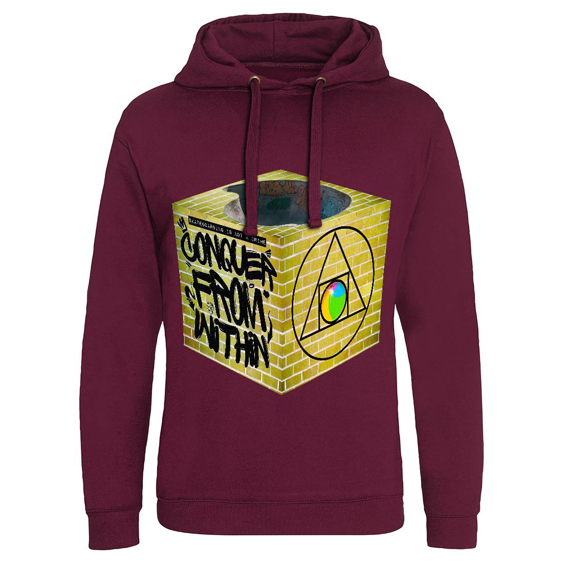 From Within Mens Hoodie Without Pocket Skate A838