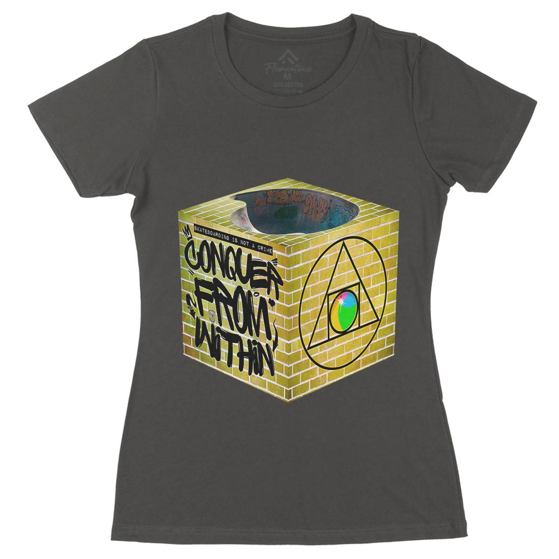 From Within Womens Organic Crew Neck T-Shirt Skate A838