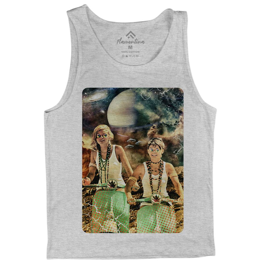 Galactic Cruise Mens Tank Top Vest Space A839