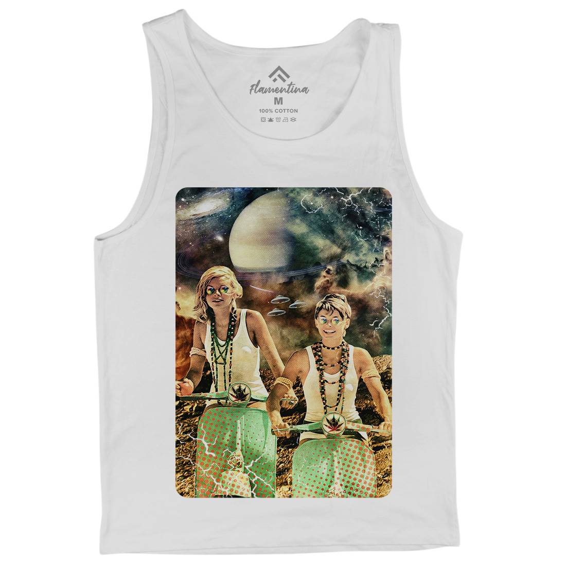 Galactic Cruise Mens Tank Top Vest Space A839
