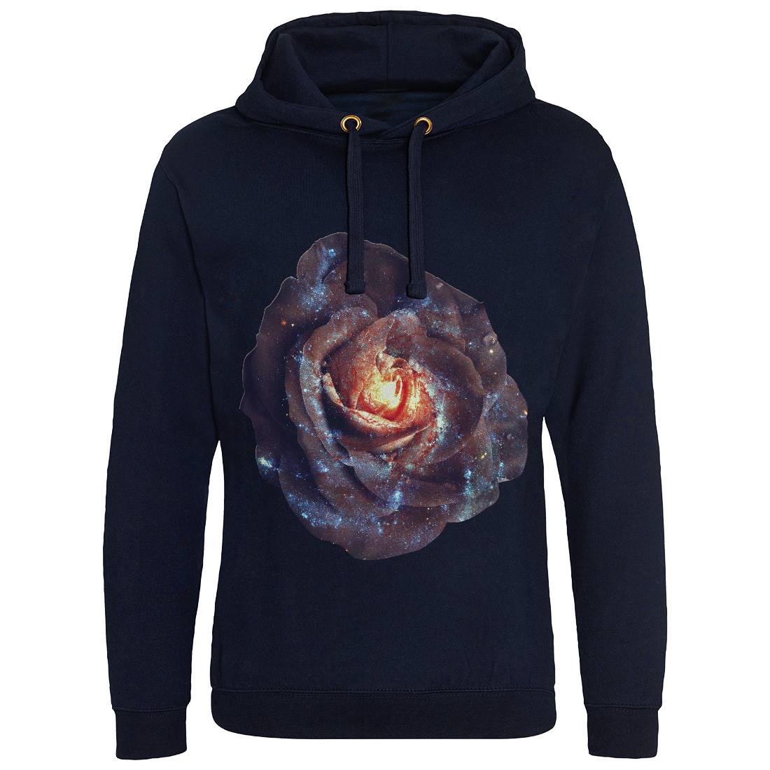 Galactic Rose Mens Hoodie Without Pocket Space A840