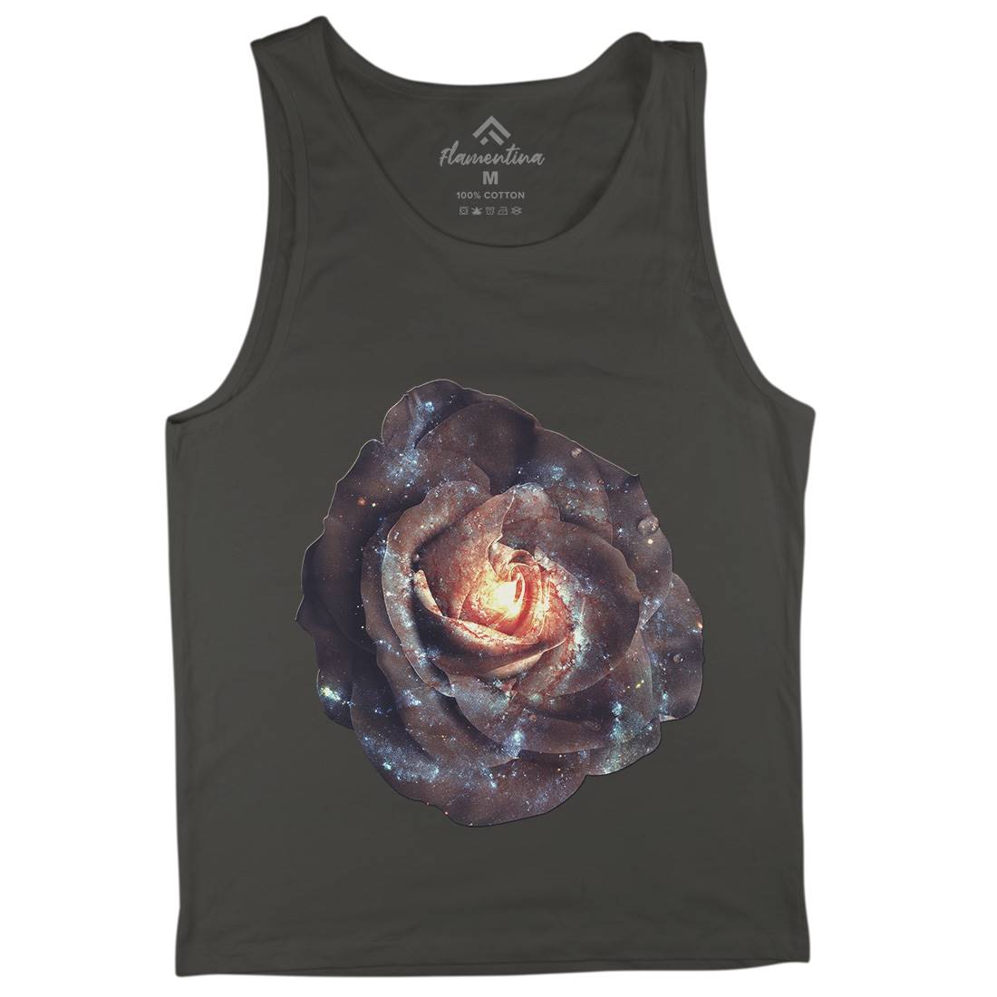 Galactic Rose Mens Tank Top Vest Space A840