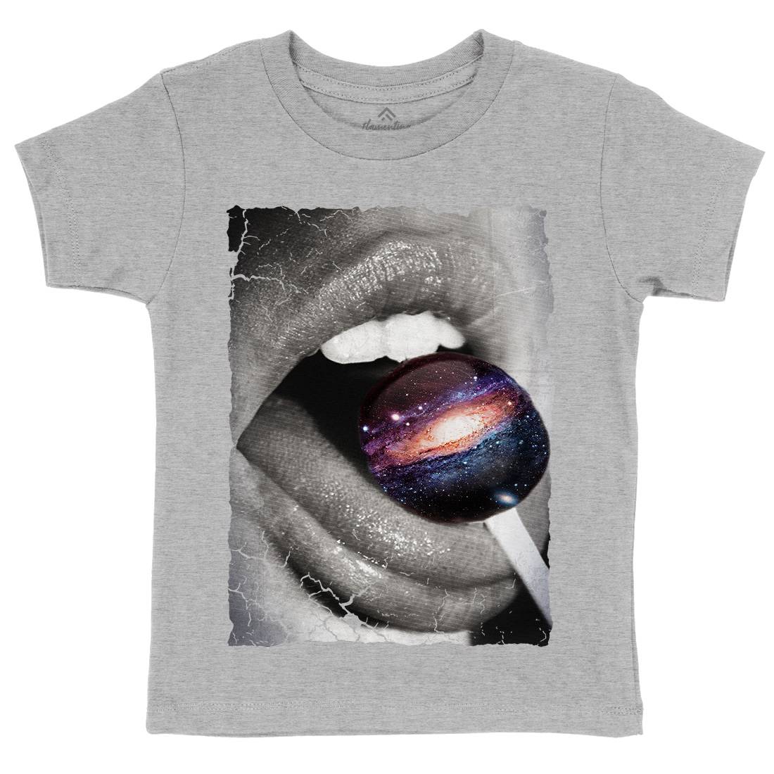 Galactic Taste Kids Crew Neck T-Shirt Space A841