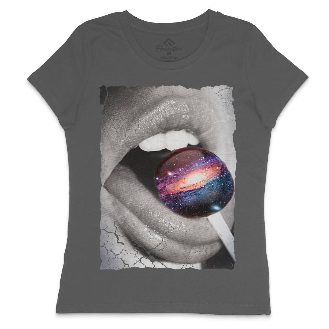 Galactic Taste Womens Crew Neck T-Shirt Space A841