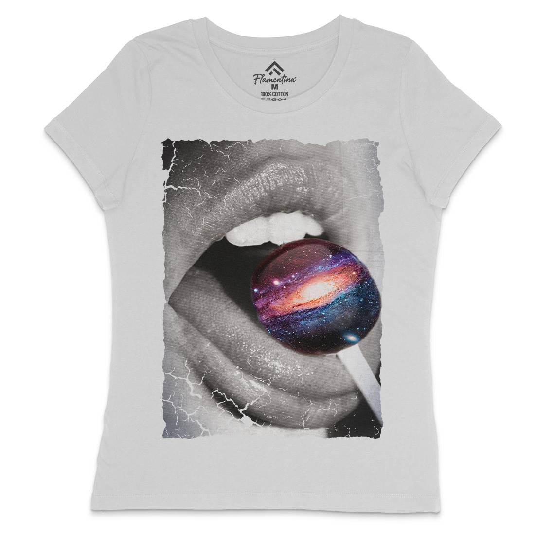 Galactic Taste Womens Crew Neck T-Shirt Space A841