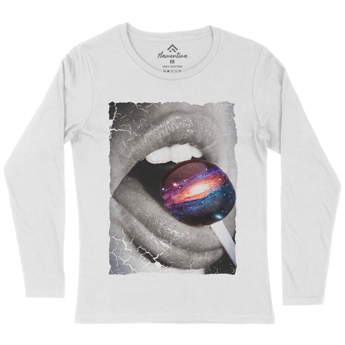 Galactic Taste Womens Long Sleeve T-Shirt Space A841