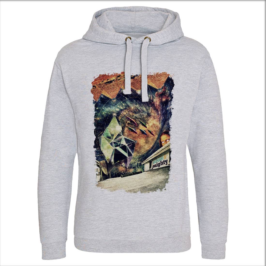 High &amp; Mighty Mens Hoodie Without Pocket Space A845