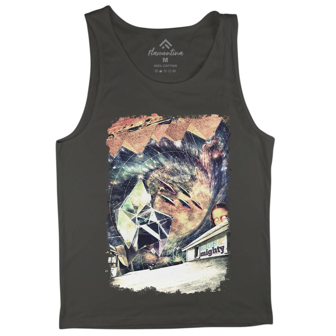 High &amp; Mighty Mens Tank Top Vest Space A845