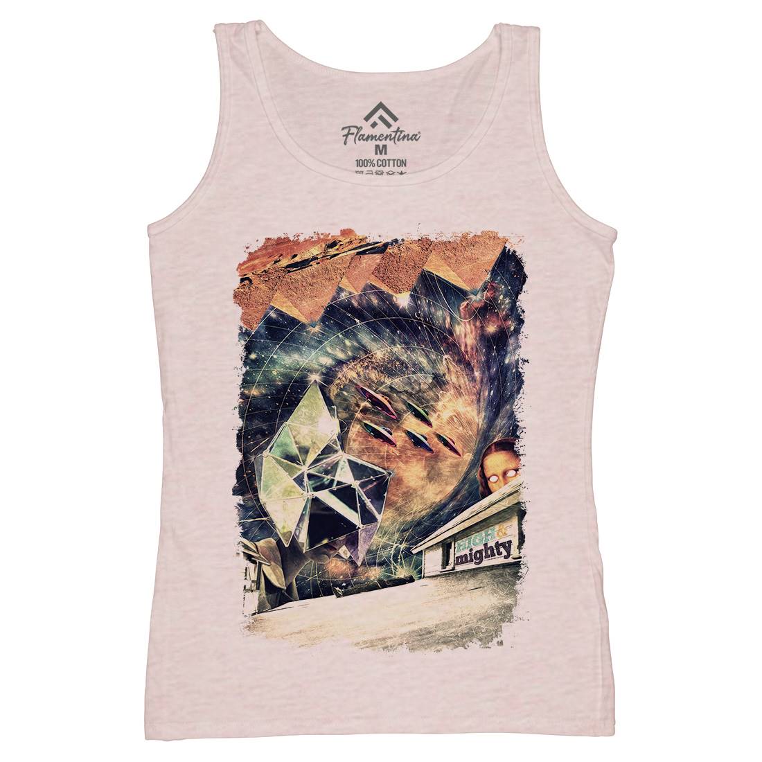 High &amp; Mighty Womens Organic Tank Top Vest Space A845