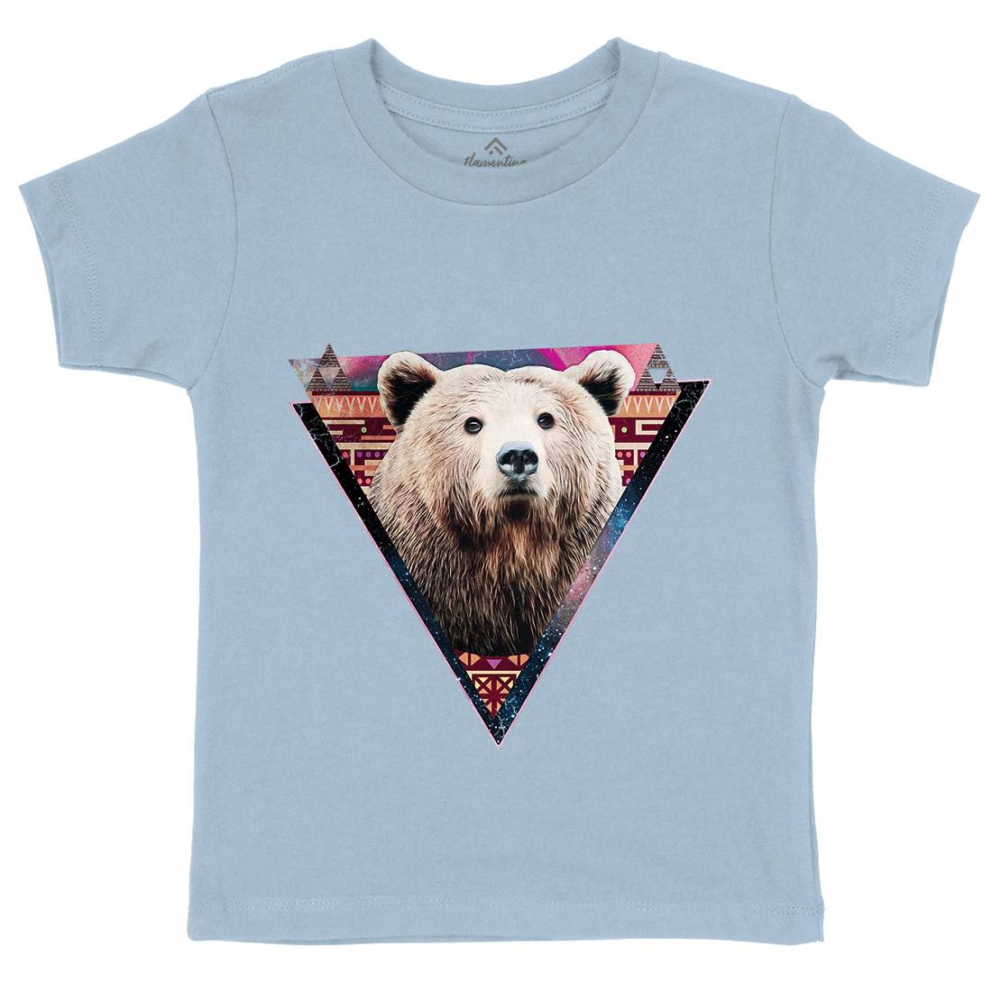 Hip Bear Kids Organic Crew Neck T-Shirt Space A846