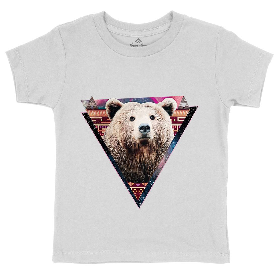 Hip Bear Kids Crew Neck T-Shirt Space A846