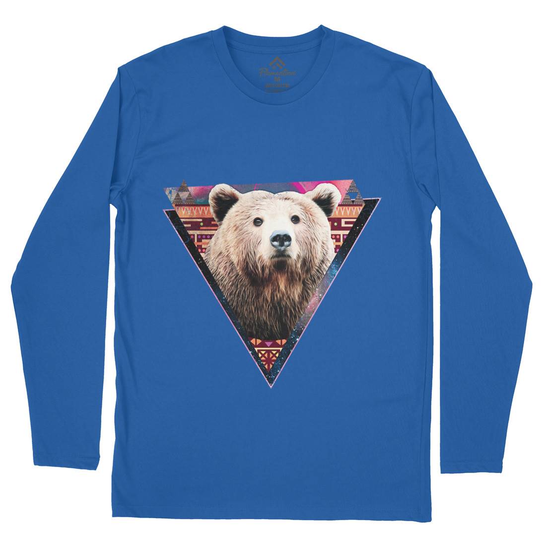Hip Bear Mens Long Sleeve T-Shirt Space A846
