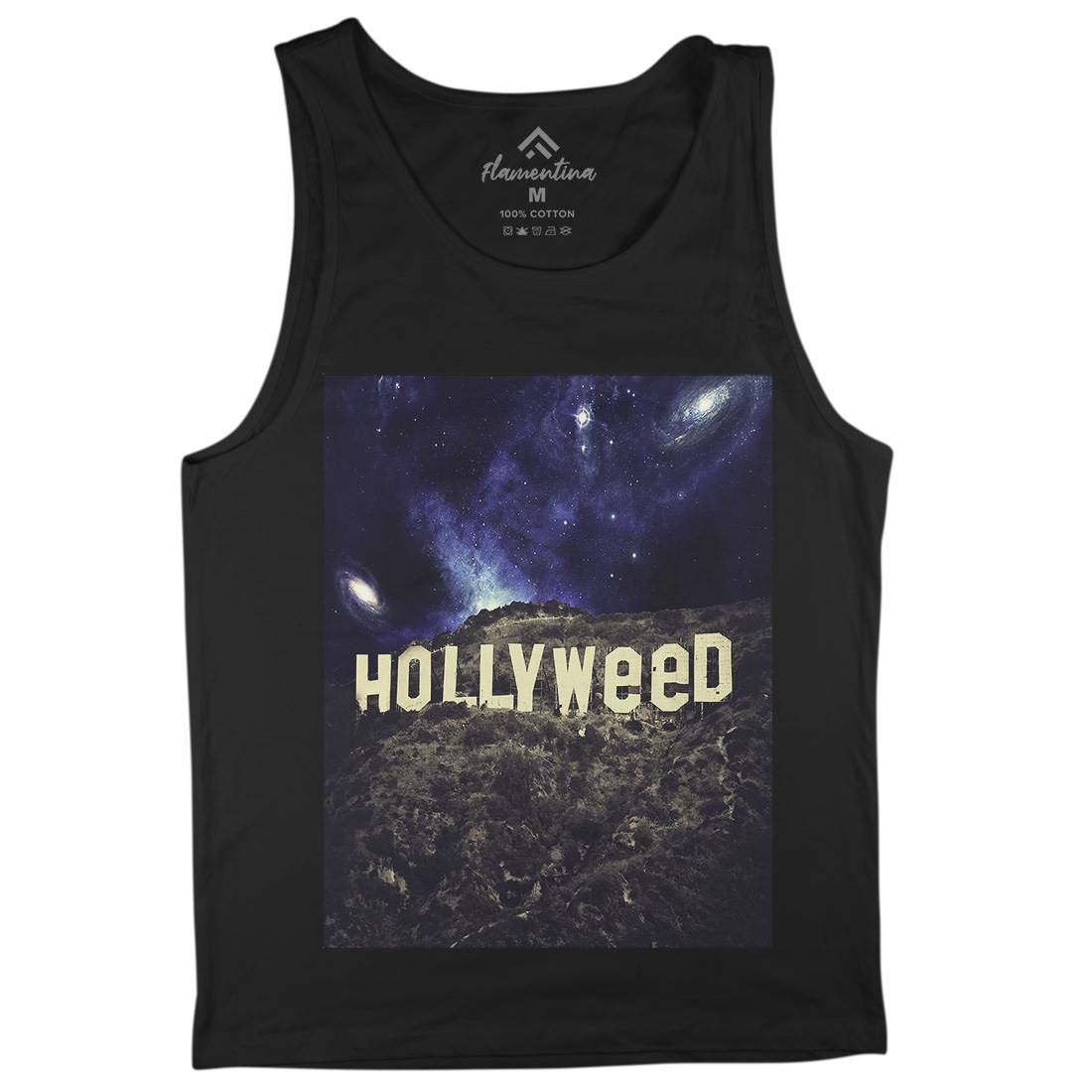 Hollyweed Mens Tank Top Vest Space A847