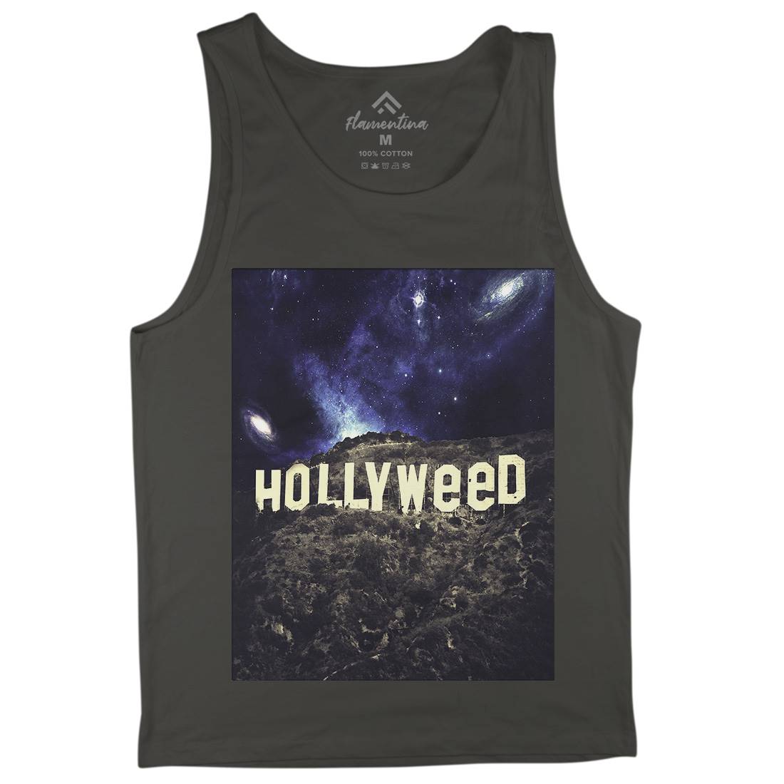 Hollyweed Mens Tank Top Vest Space A847
