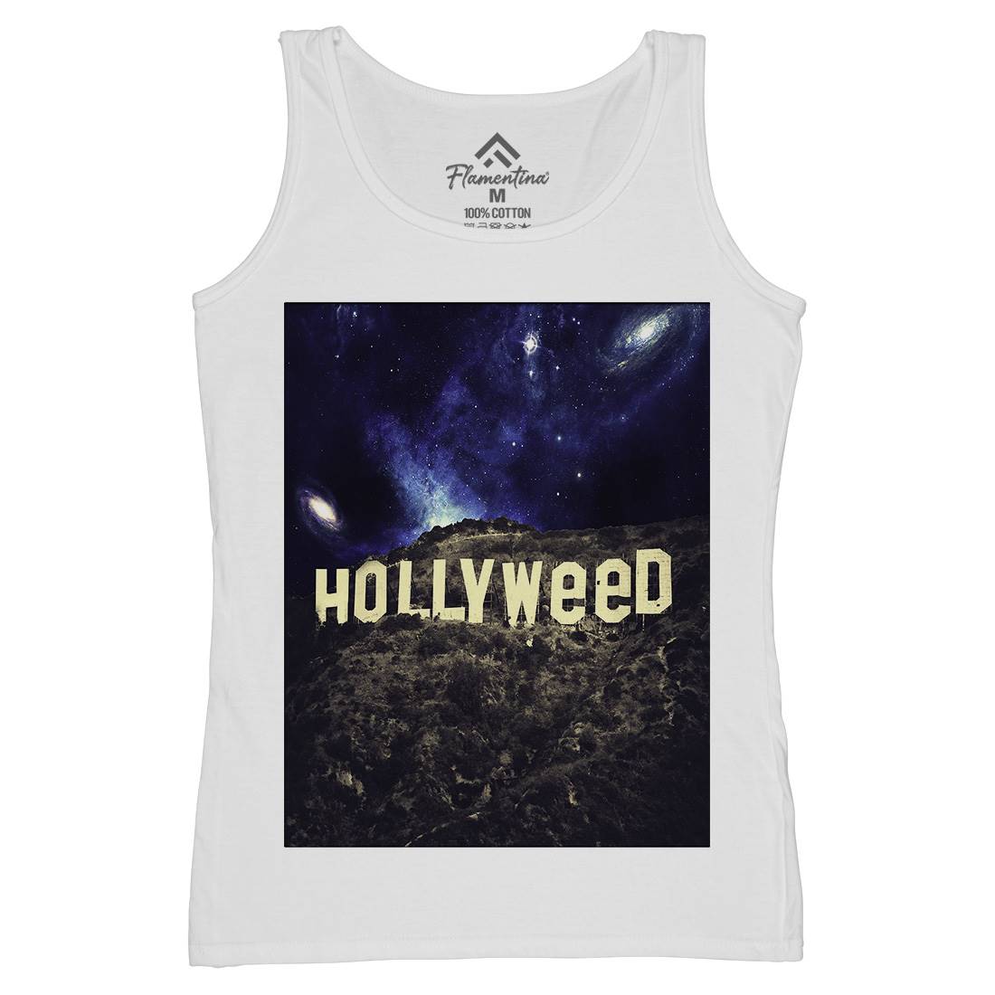 Hollyweed Womens Organic Tank Top Vest Space A847