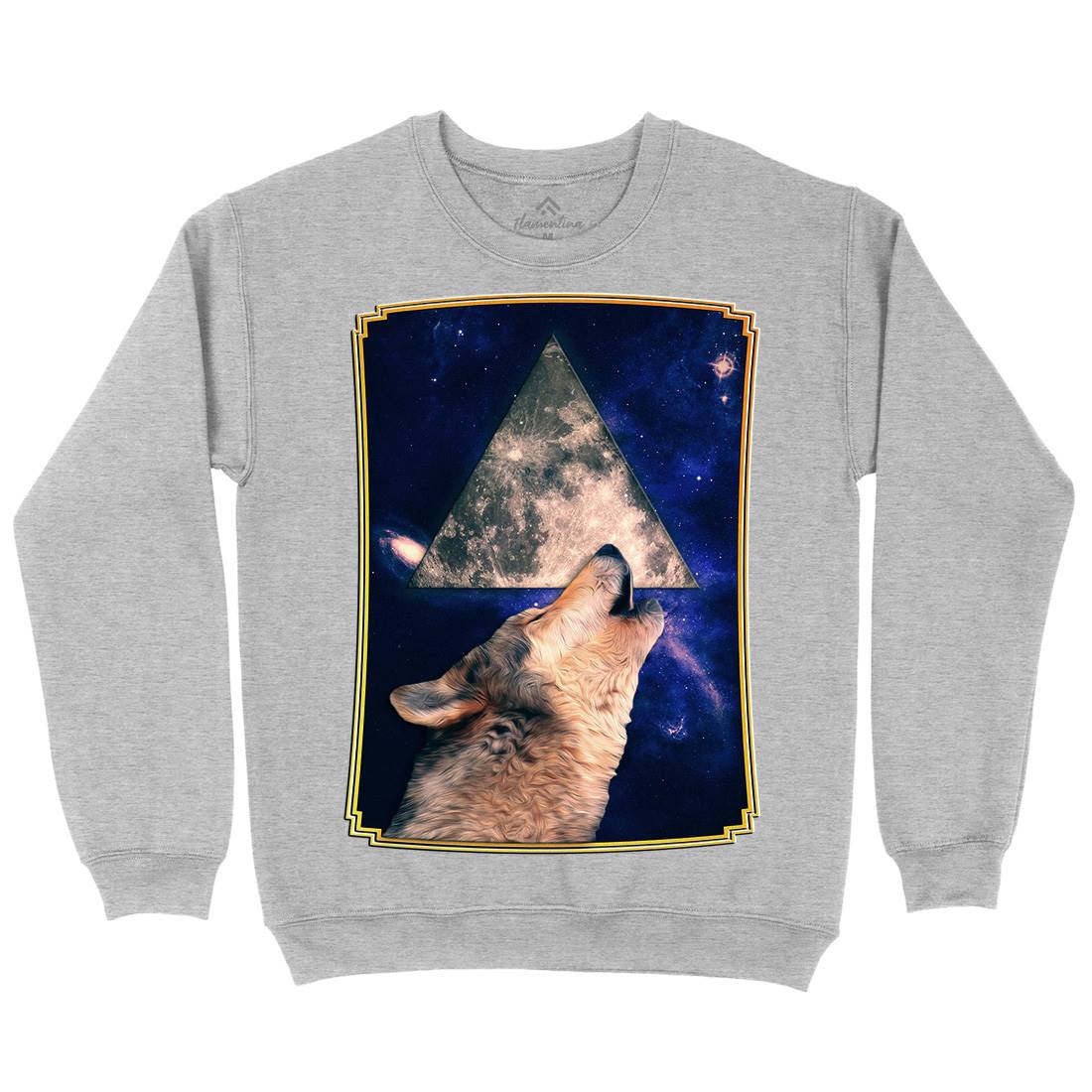 Howling Wolf Kids Crew Neck Sweatshirt Space A848