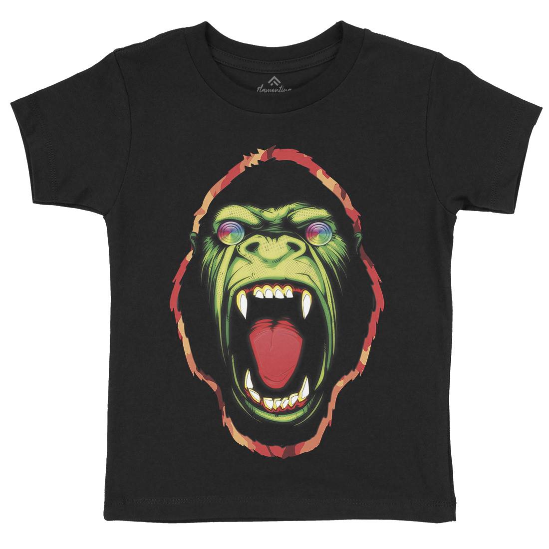 Hypnotic Ape Kids Organic Crew Neck T-Shirt Animals A849