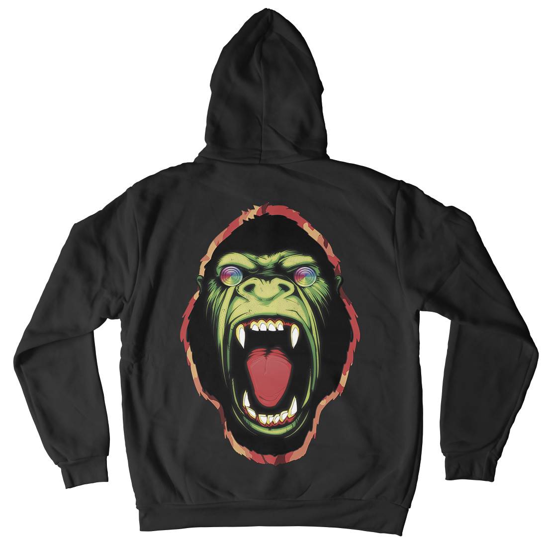 Hypnotic Ape Mens Hoodie With Pocket Animals A849