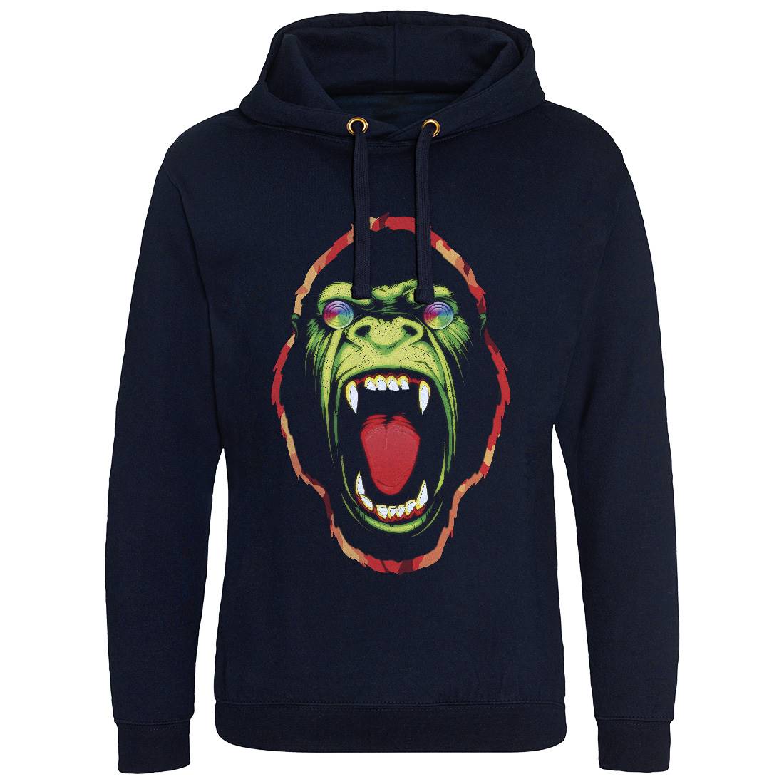 Hypnotic Ape Mens Hoodie Without Pocket Animals A849