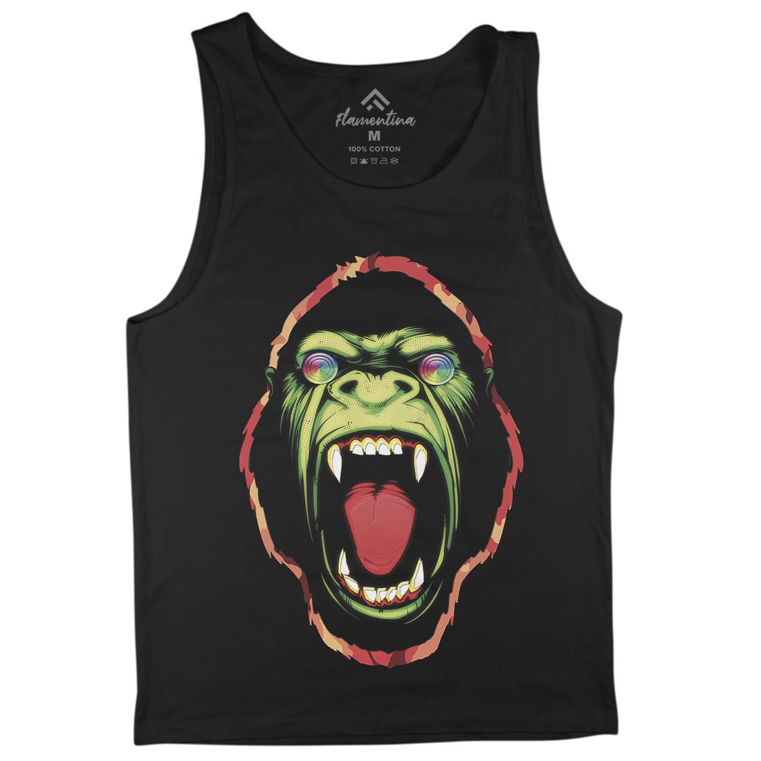 Hypnotic Ape Mens Tank Top Vest Animals A849