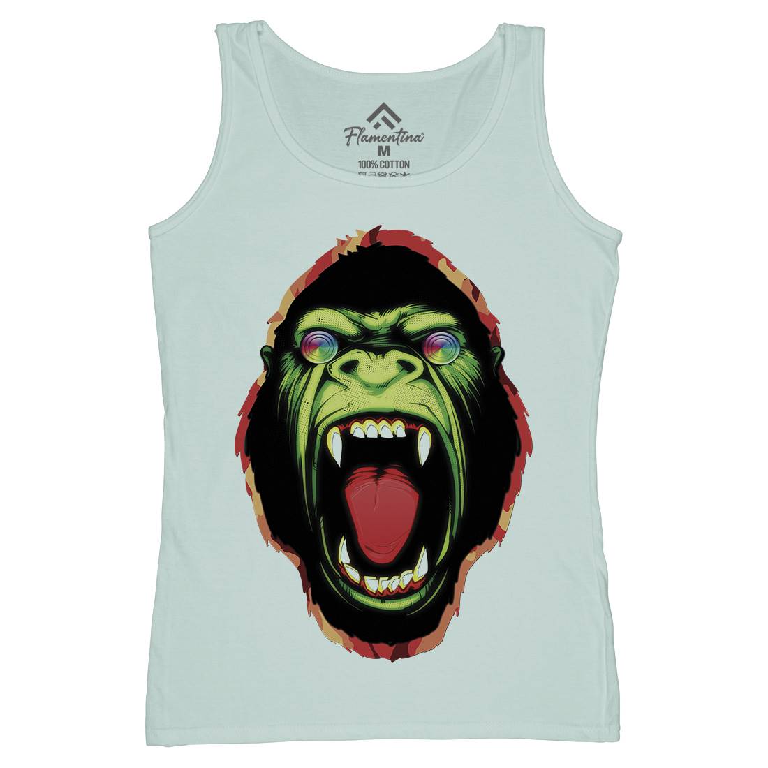 Hypnotic Ape Womens Organic Tank Top Vest Animals A849