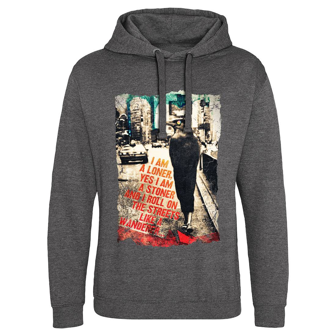 I Am A Loner Mens Hoodie Without Pocket Art A850