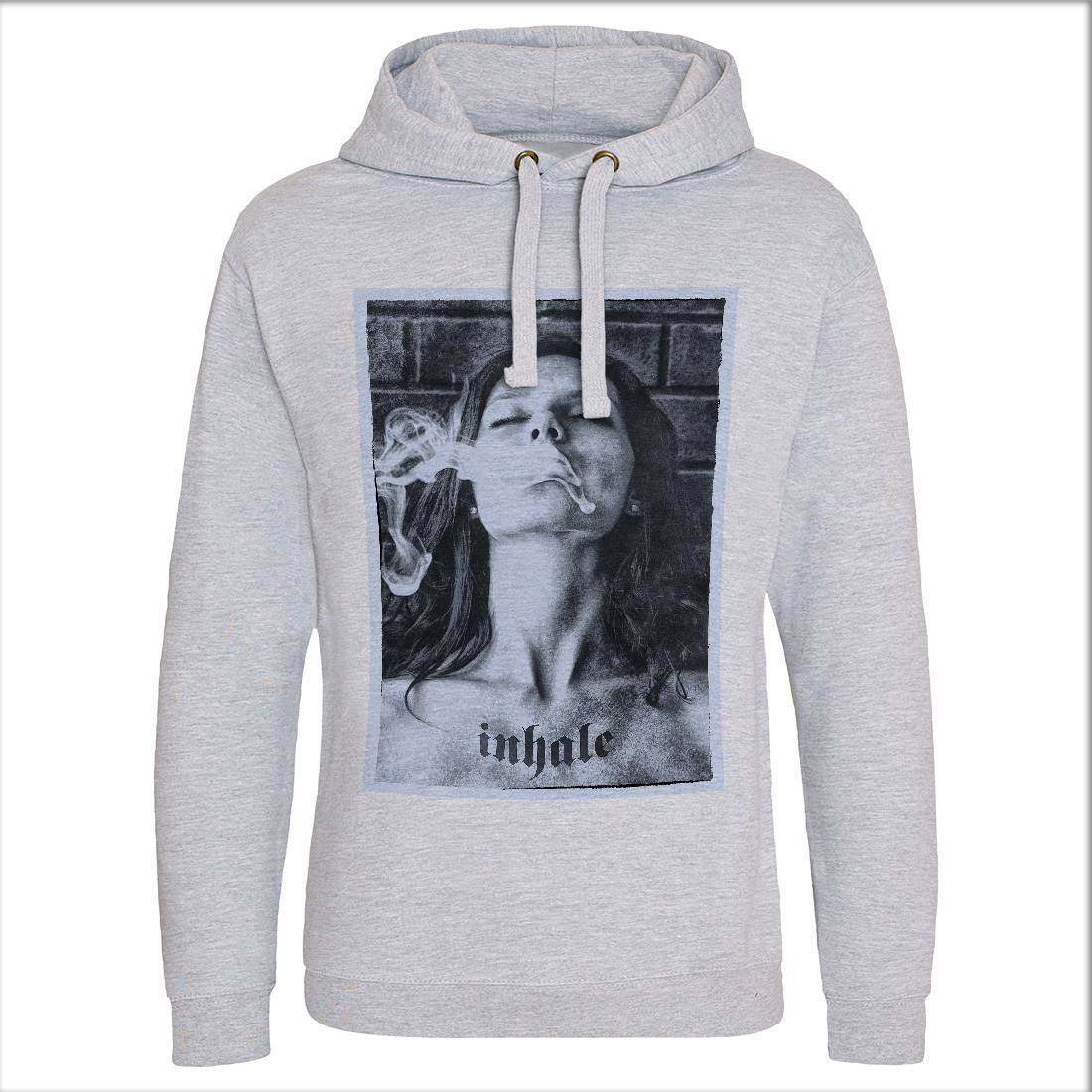 Inhale Mens Hoodie Without Pocket Drugs A851