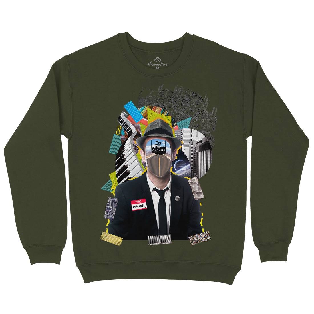 John Doe Mens Crew Neck Sweatshirt Illuminati A853