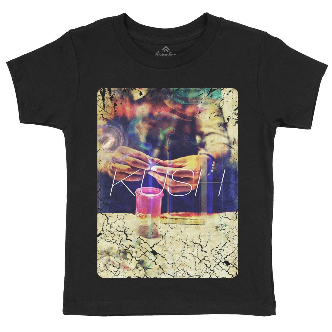 Kush Trippin Kids Crew Neck T-Shirt Drugs A857