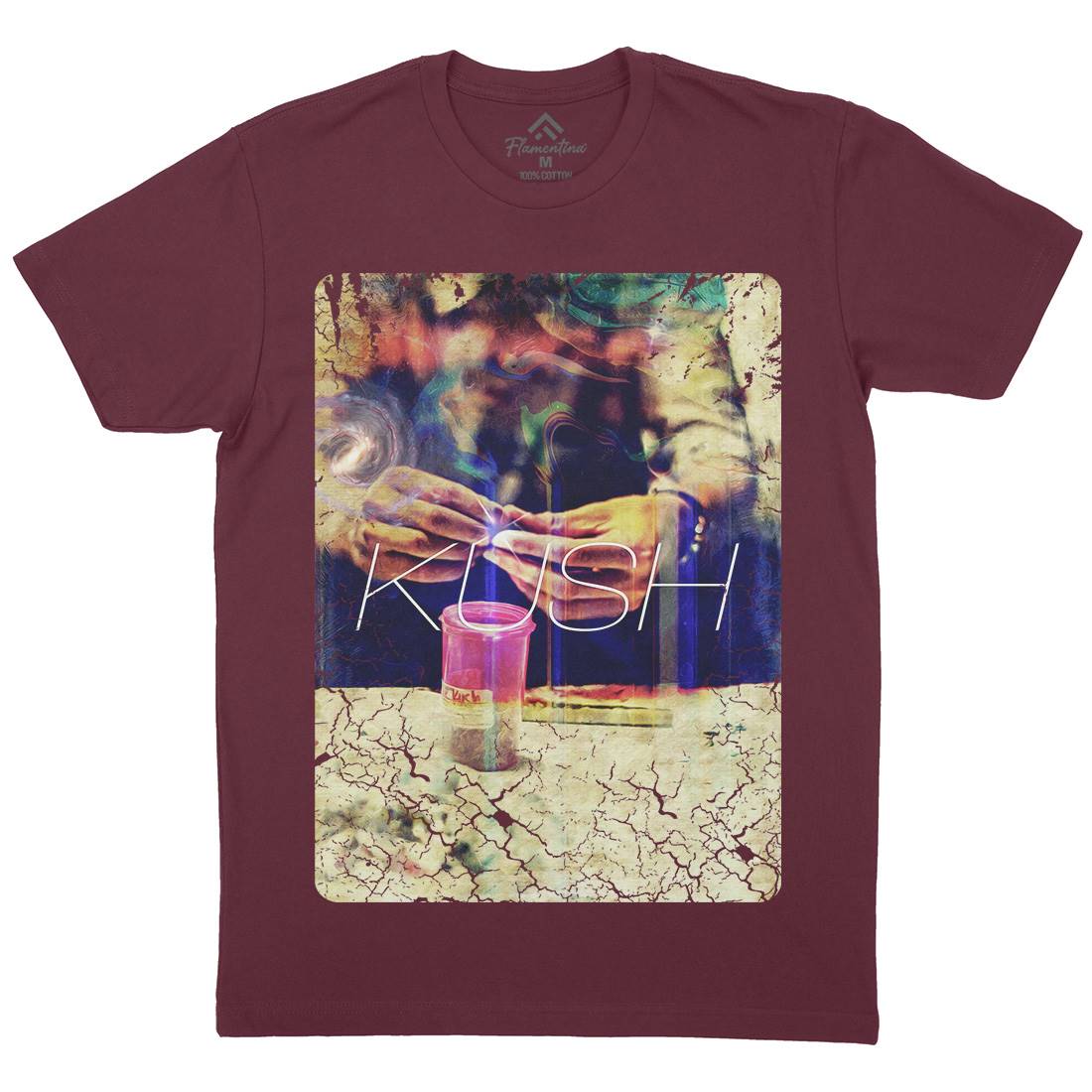 Kush Trippin Mens Crew Neck T-Shirt Drugs A857