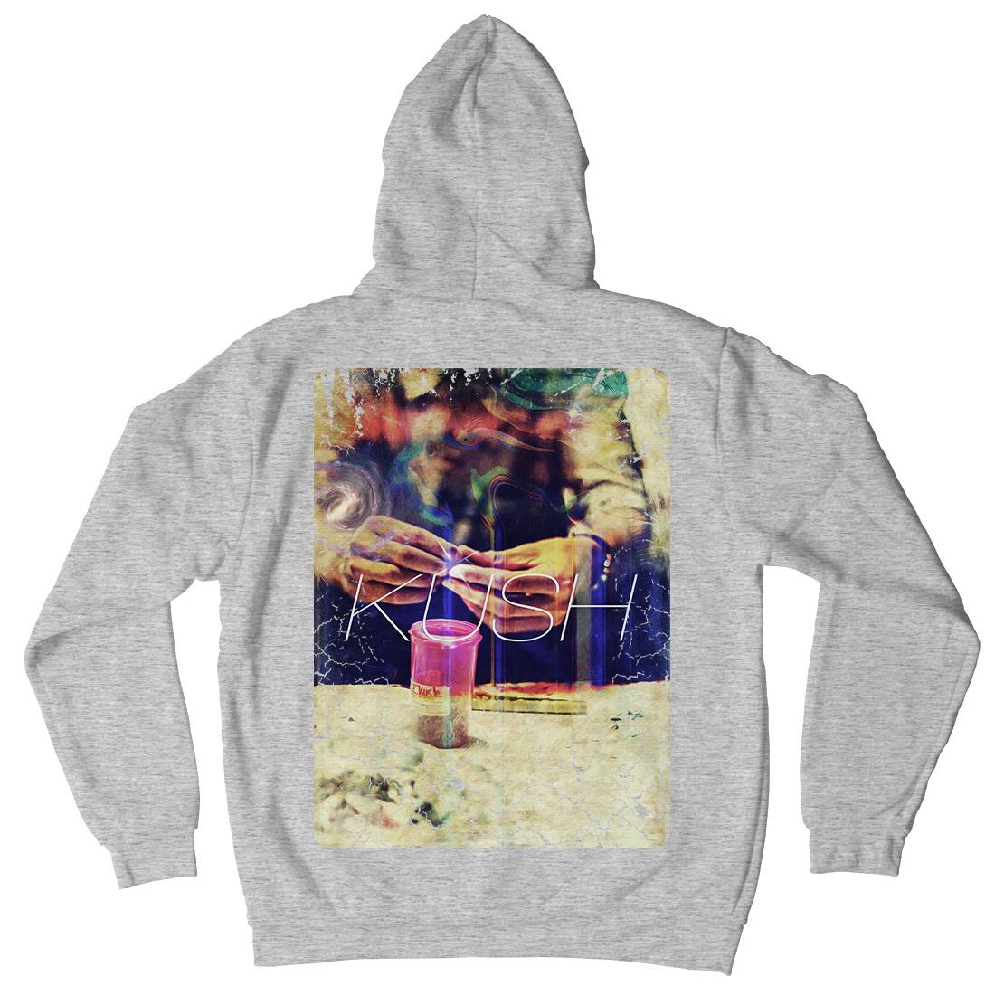 Kush Trippin Mens Hoodie With Pocket Drugs A857