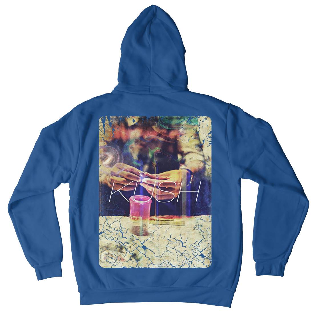Kush Trippin Mens Hoodie With Pocket Drugs A857