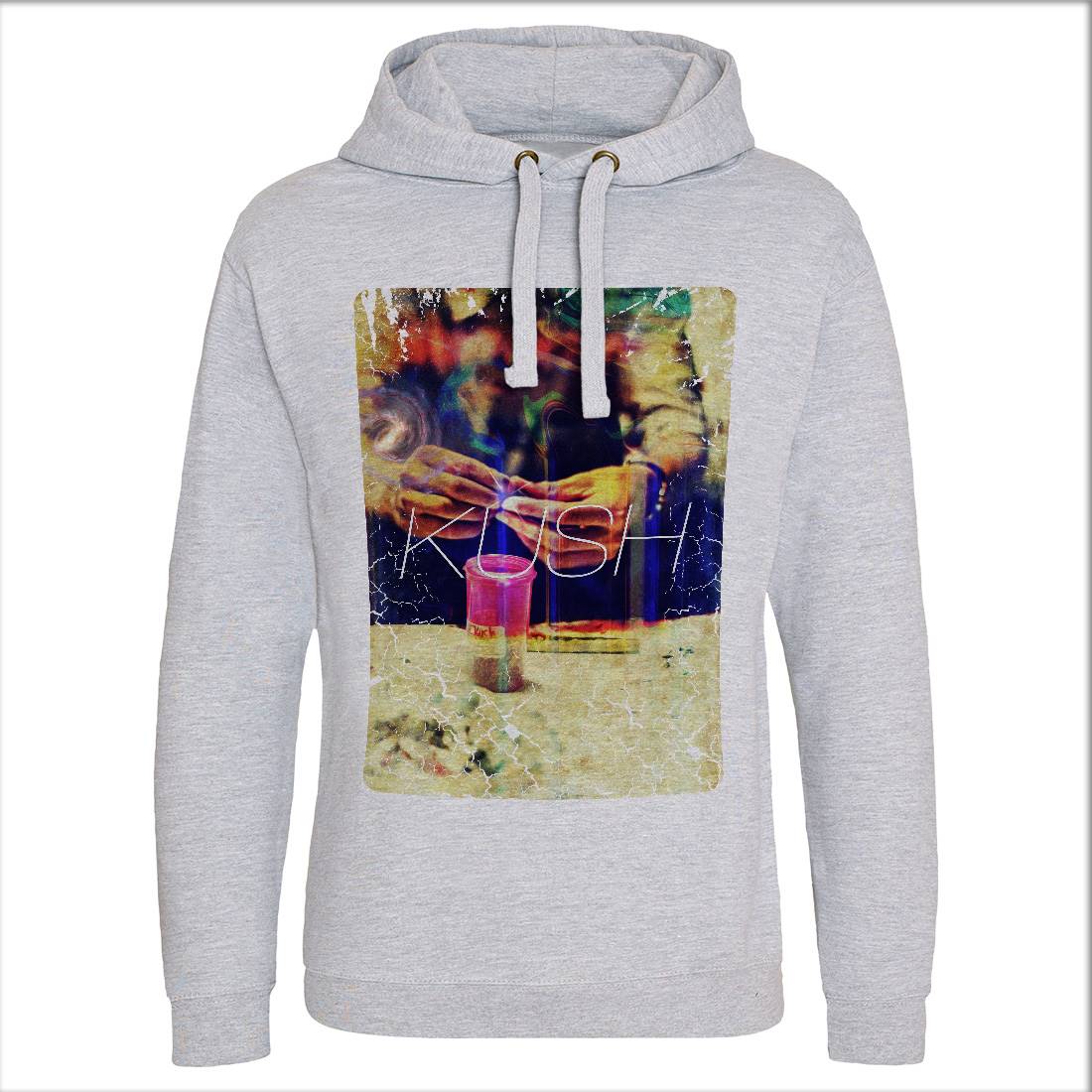 Kush Trippin Mens Hoodie Without Pocket Drugs A857