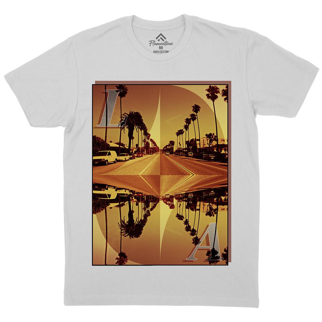 La Summer Mens Crew Neck T-Shirt Art A858