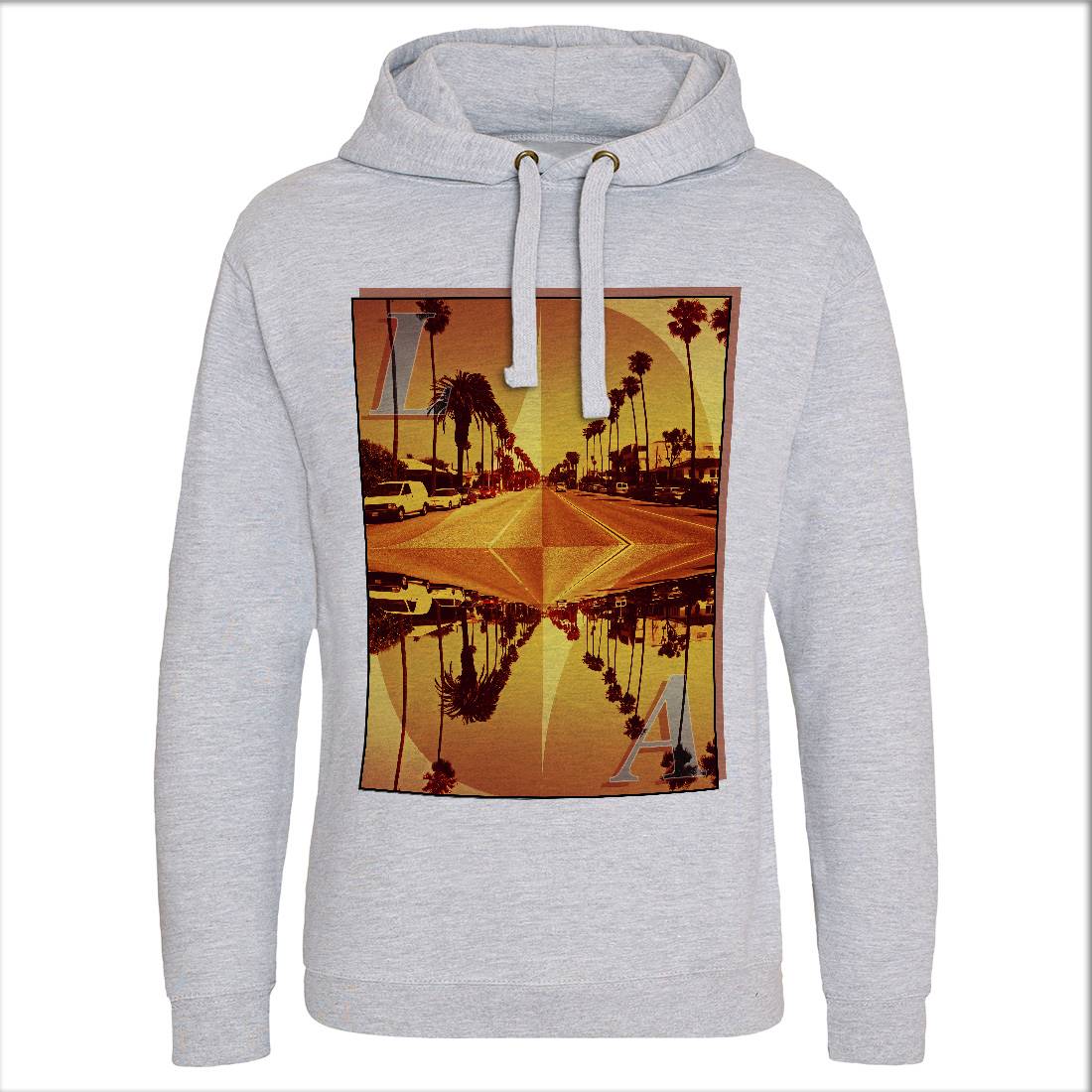 La Summer Mens Hoodie Without Pocket Art A858