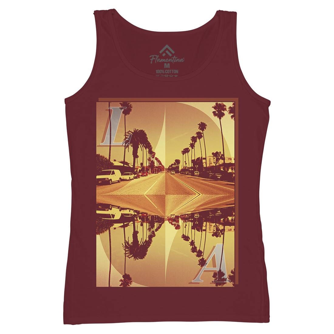 La Summer Womens Organic Tank Top Vest Art A858