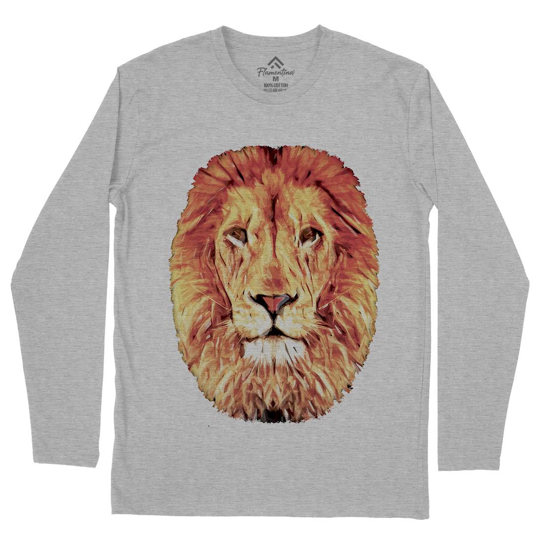 Leo Mens Long Sleeve T-Shirt Animals A860
