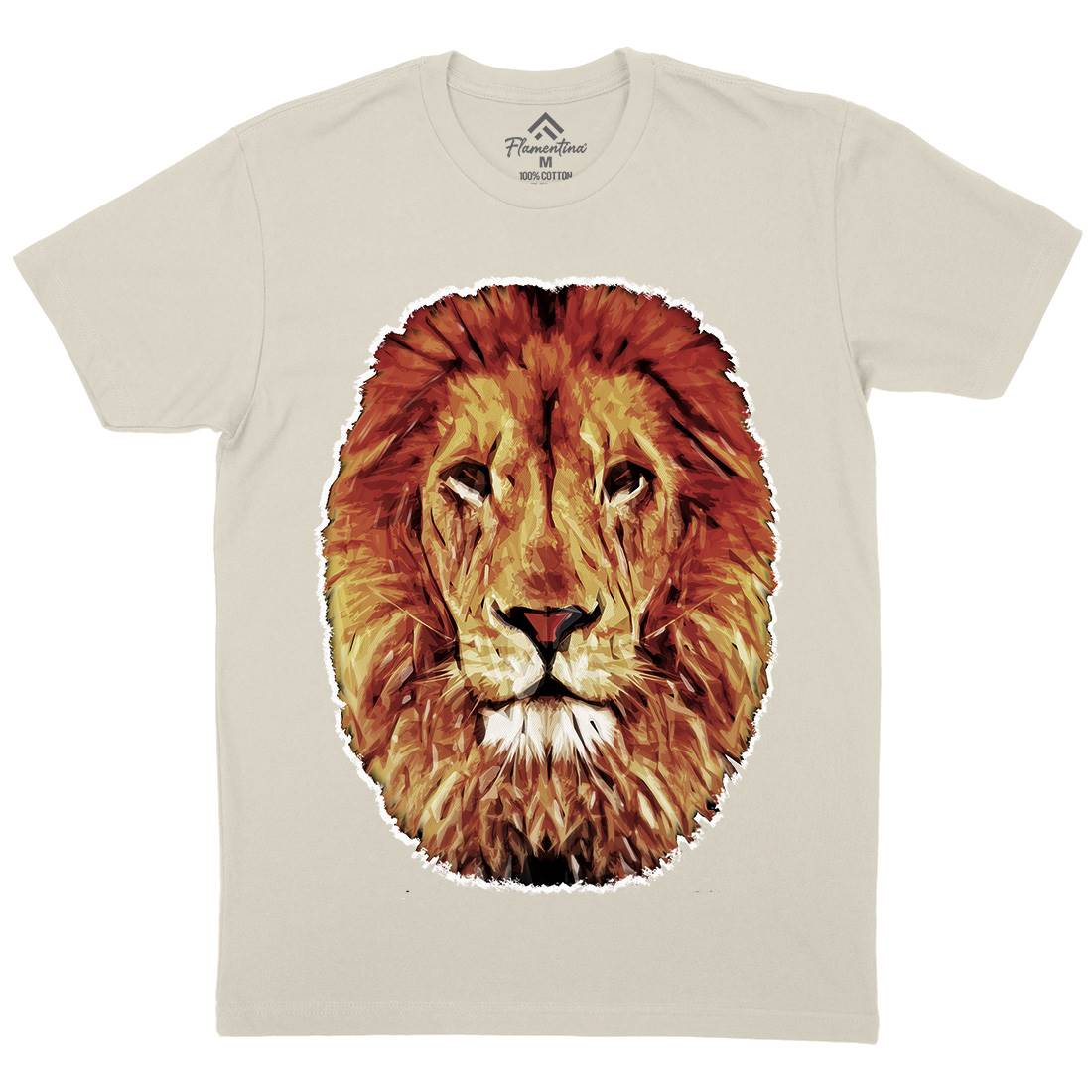 Leo Mens Organic Crew Neck T-Shirt Animals A860