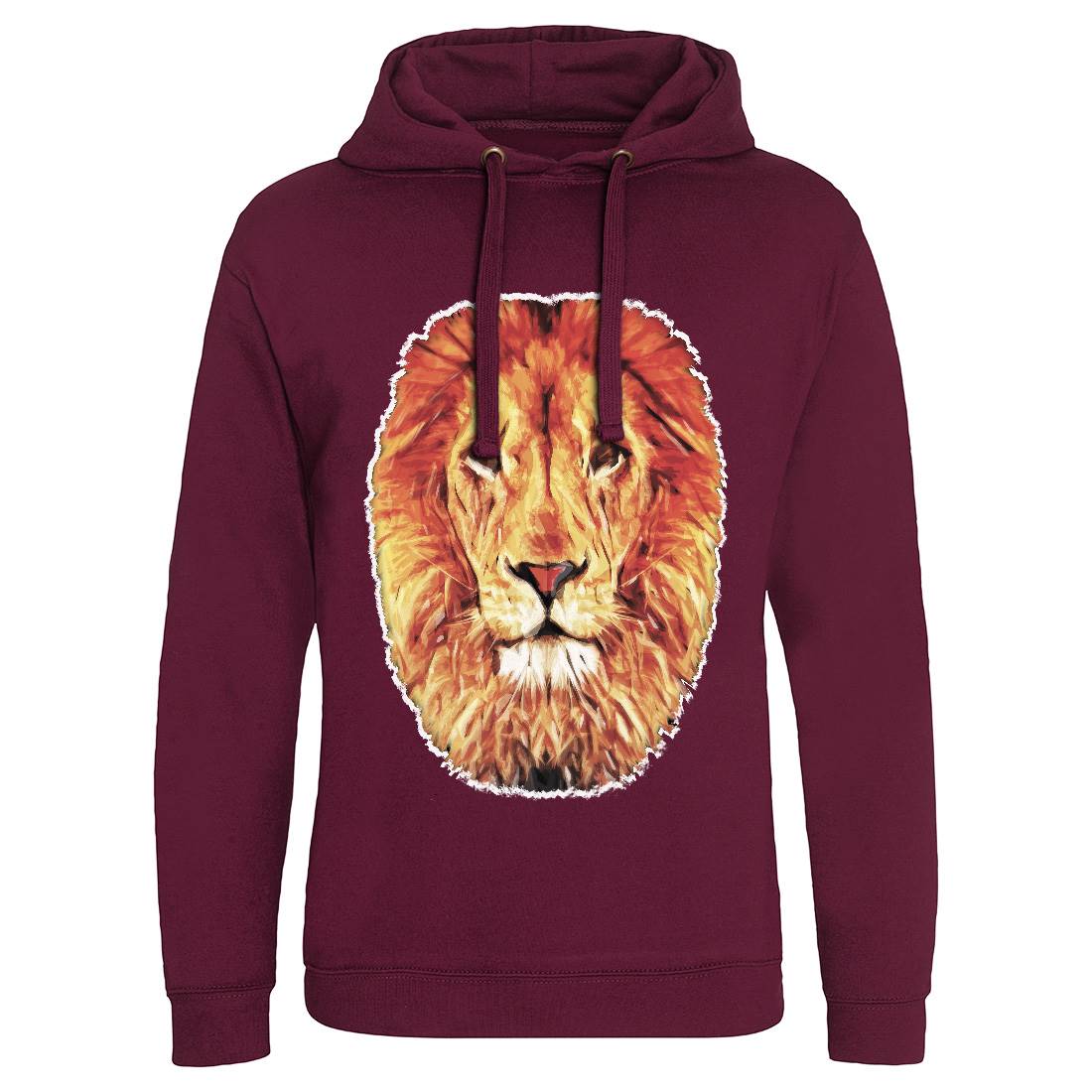Leo Mens Hoodie Without Pocket Animals A860