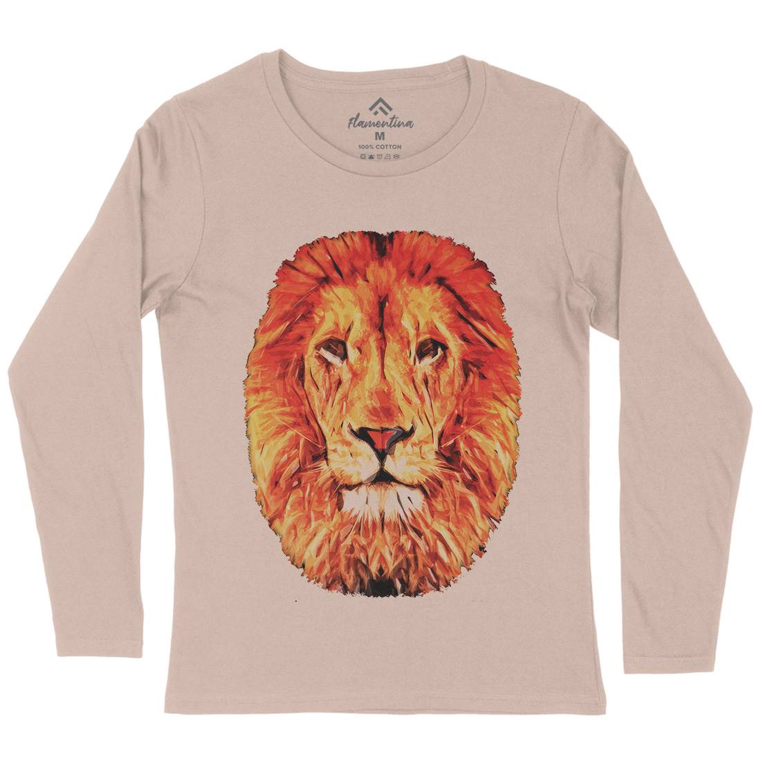 Leo Womens Long Sleeve T-Shirt Animals A860