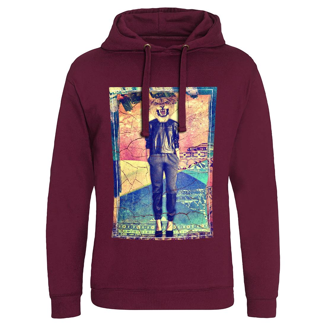 Lioness Mens Hoodie Without Pocket Art A865