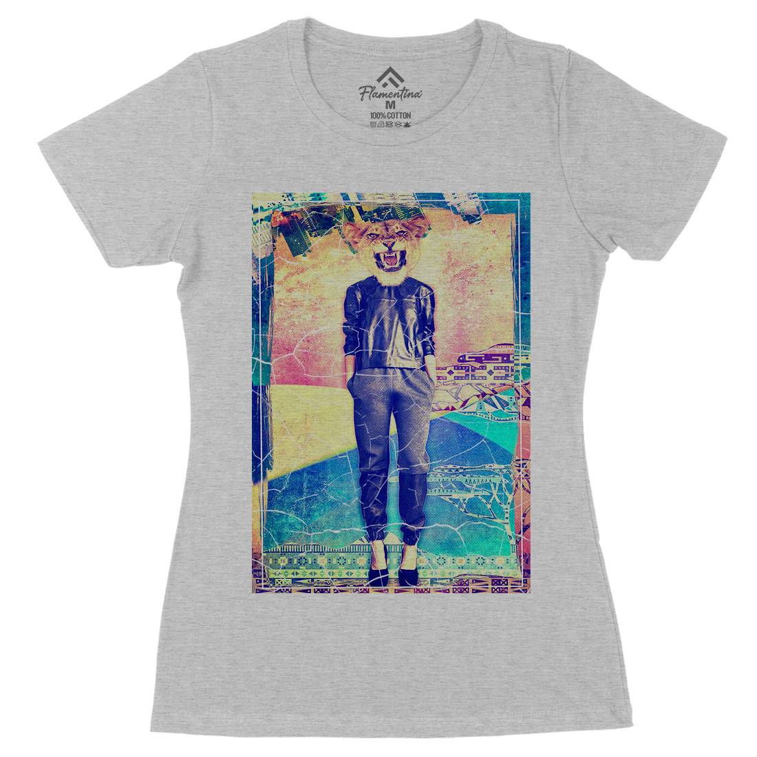Lioness Womens Organic Crew Neck T-Shirt Art A865
