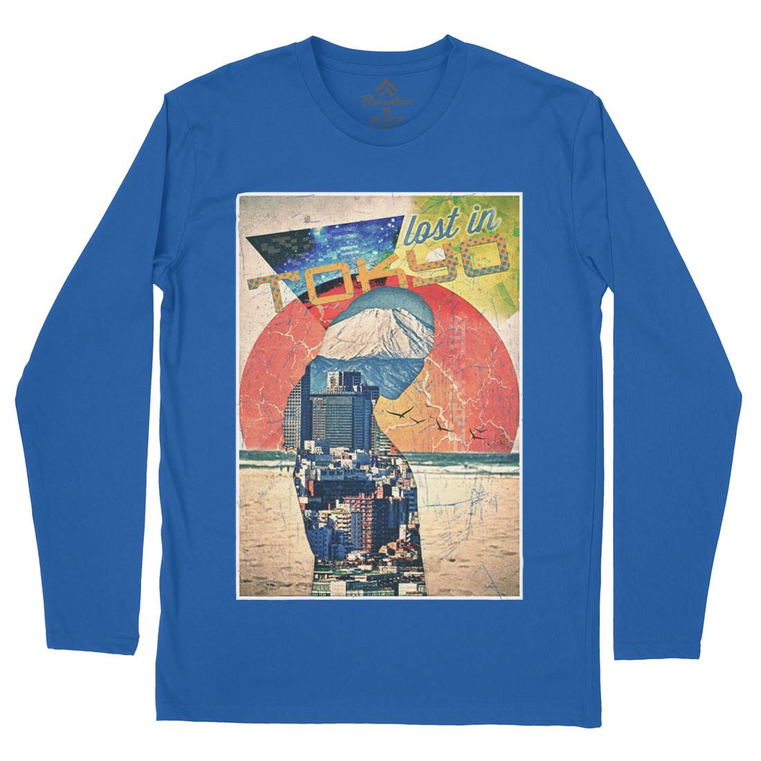 Lost In Tokyo Mens Long Sleeve T-Shirt Art A867