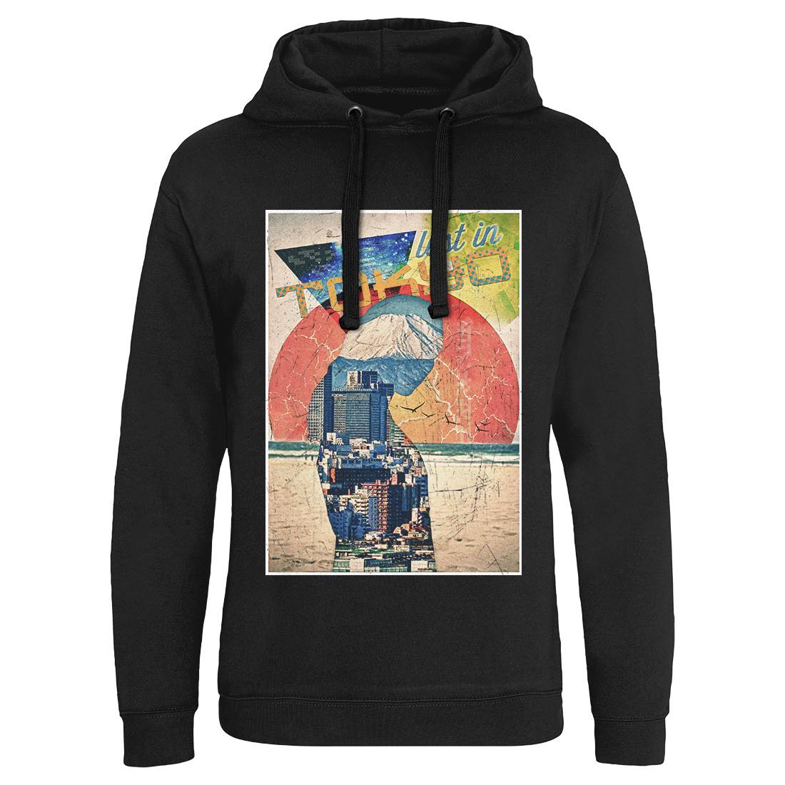 Lost In Tokyo Mens Hoodie Without Pocket Art A867