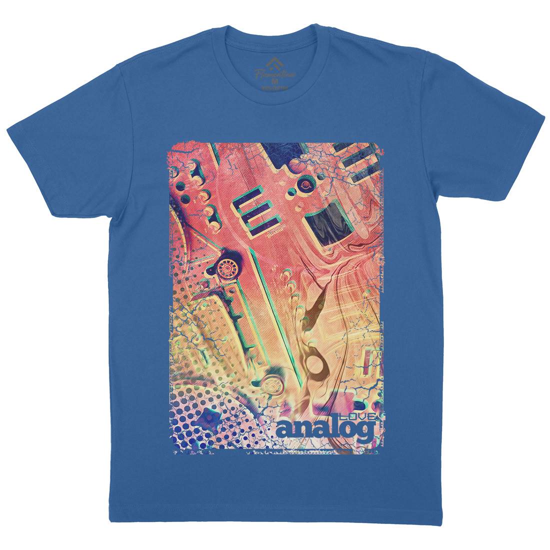 Love Analog Mens Crew Neck T-Shirt Music A868